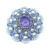 Сет из трех брошей Dove Grey Lilac Сет из трех брошей Dove Grey Lilac