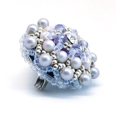 Брошь duCharme Little Star Dove Grey Lilac